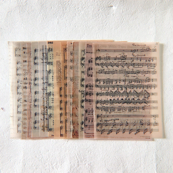Sulfuric Acid Paper, Music Sheets