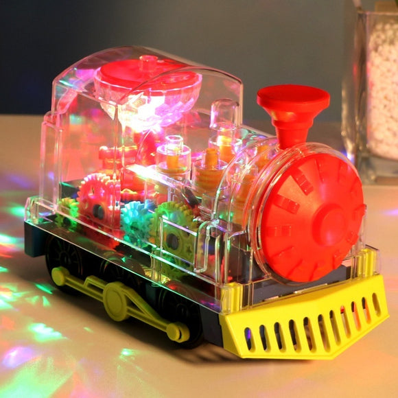 Educational Transparent Gear Toy Train
