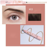Pudaier 3D Eyebrow Pencil – Waterproof 4-Tip Microblading Brow Pen