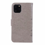 Butterfly Embossed Leather Flip Cover Protective Phone Case