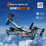 Large Transport Helicopter Assembled Building Block Toy Set for Kids