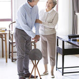 Elderly, Aluminum Alloy, Triangle Cane, Stool