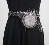 Diagonal Bag Single Shoulder Rhinestone Belt Decoration