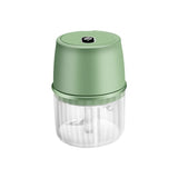 USB Rechargeable Electric Garlic Press, Portable Wireless Food Chopper Mini Complementary Food Mixer