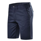 Men's Fashion, Casual Mid-waist Straight Solid Color Shorts