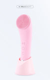 Silicone Facial Cleansing Brush, Electric Vibration Heating Cleanser