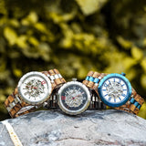Wooden Automatic Mechanical Watches, Men's Luxury Symbol