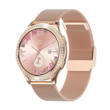 AK53 Bluetooth Calling, Heart Rate, Blood Pressure, Blood Oxygen Monitor, Weather Multi-speciality Women's Smart Watch