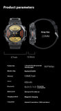 Smart Watch with Bluetooth Calling – Heart Rate, Weather & Music Features