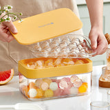 Large Sphere Ice Ball Maker Tray, Household Round Cube Mold Box, Big Balls for Drinks and Whiskey