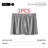 Ice Silk Arrow Pants, Comfortable Nylon Men's Boxers