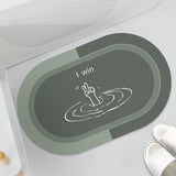 Cushion Bathroom Sliding Door Floor Bathroom Foot Mat