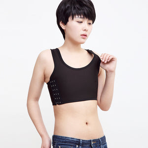 Breast Binder Vest, Tomboy Slim Corset Bra, Ladies Fashion, Personality Mesh Underwear