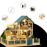 DIY Cabin Handmade Gift House Toy Models