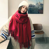 Women’s Fashion Solid Color Scarf or Neck Shawl