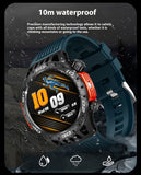 HT22 Outdoor Smart Watch – Bluetooth Calling, Compass, Flashlight & Heart Rate Tracking