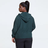 Hooded Running Sweatshirt, Women's Fitness Yoga Workout Tops