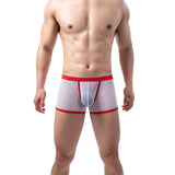 Men's Fashion, Golden Dot Mesh Stripes Boyshorts