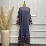 Women's Fashion, Graceful Embroidery Dress Robe