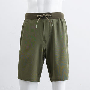 Handphone-friendly Stretch, Unlined Loose Sports Running, Quick-drying Knee Length Pants