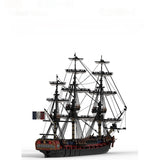 France 28-door Gun, Assembled Building Block Toys Model