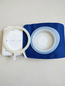 External Hanging Silicone Ring Stoma Abdominal Belt Disposable Ostomy Bags