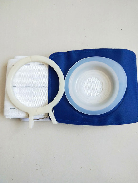 External Hanging Silicone Ring Stoma Abdominal Belt Disposable Ostomy Bags
