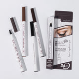 4-Fork Eyebrow Pencil – Long-lasting Waterproof Microblading Effect Brow Pen
