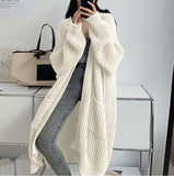 Style Icon, Loose Thick Knitted Coat for Women