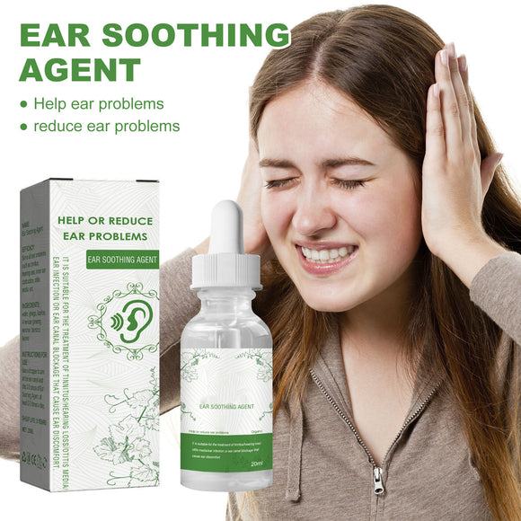 Ear Soothing Agents, Relieve Inner Ear Occlusion and Tinnitus, Ear Fluid (Pack of 2)
