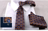 Business Formal Wear, Casual Tie + Pocket Square Combination