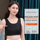 Chest Reduction Underwear, Corset to Make Look Big Chest Small, Super Flat Tomboy Students' Sports Vest