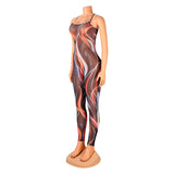 Women’s Mesh Suspender Jumpsuit – Sheer Lightweight Sleeveless Outfit