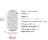 Touch Sensor Lamp – Wireless, Stick-on Interior Car Ambient Light