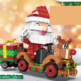 Castle Music Box Building Block Toy – Assembled Mini Bricks Gift Set