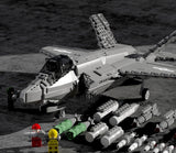 Combat Model Assembled, Small Particle Building Block Toys