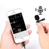 Interface Mini Collar Clip Eat Broadcast, Singing Live Shooting Recording Lightning Microphone