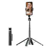 Quadrupod Double Fill Light, Mobile Phone Bluetooth Selfie Stick