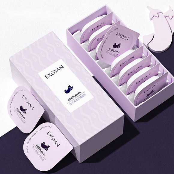 Eggplant Mask, Clear Mud Cream, Moisturizing Smear Mask