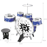 Children's Jazz Drum Kit Music Toy, Percussion Instrument