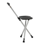 Aluminum Alloy Walking Stick Folding Crutch Stool