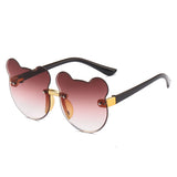 Cute Cat Ear, Frameless Sunglasses for Kids