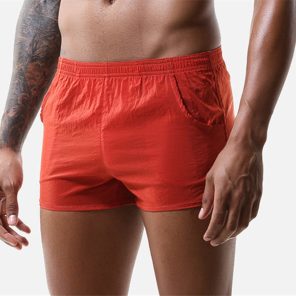 Men's Fashion, Casual Loose Solid Color Shorts