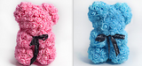 Valentine's Day Gift Rose Bear, Eternal Flower Rose Teddy Bear, PE Foam Toy for New Year's Eve