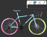 Road Race, Variable Speed, Solid Tire, Double Disc Brake, Sports Bicycle