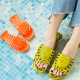 Cute Lobster Slippers for Kids Women Men, Summer Beach Shoes