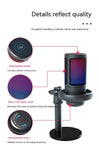 Condenser RGB Colorful Live Broadcast Wired Microphone