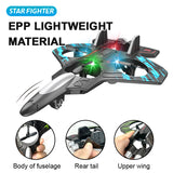 Drop-resistant Foam Gravity Glider, Special Effect Colorful Light Four-axis UAV Unmanned Aerial Vehicle