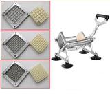 Manual Stainless Steel Potato Strip Cutting Machine with 3 Blades – Chinese Style Kitchen Slicer