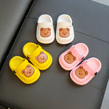 Summer New Cute Bear, Baby Girl and Boys', Soft Bottom Non-slip Home Bathroom Sandals